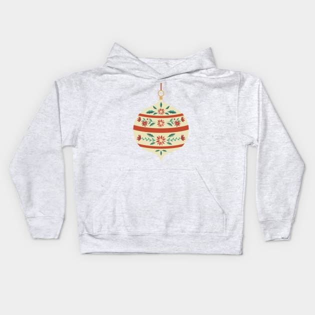 Folk Art Ornament Kids Hoodie by SWON Design